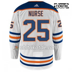 Edmonton Oilers Trikot DARNELL NURSE 25 Adidas Weiß Authentic - Kinder